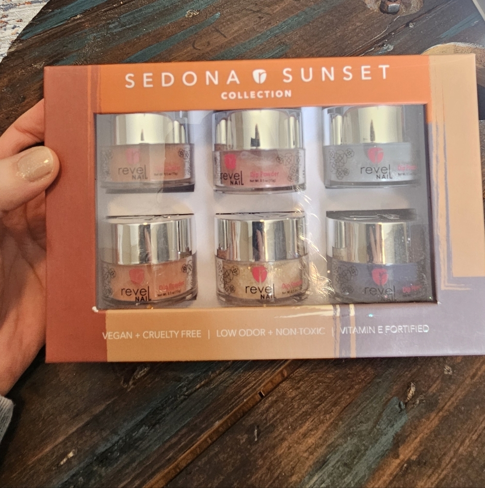 Revel Nail Sedona Sunset Collection - Bold Nail Dip Powder Set